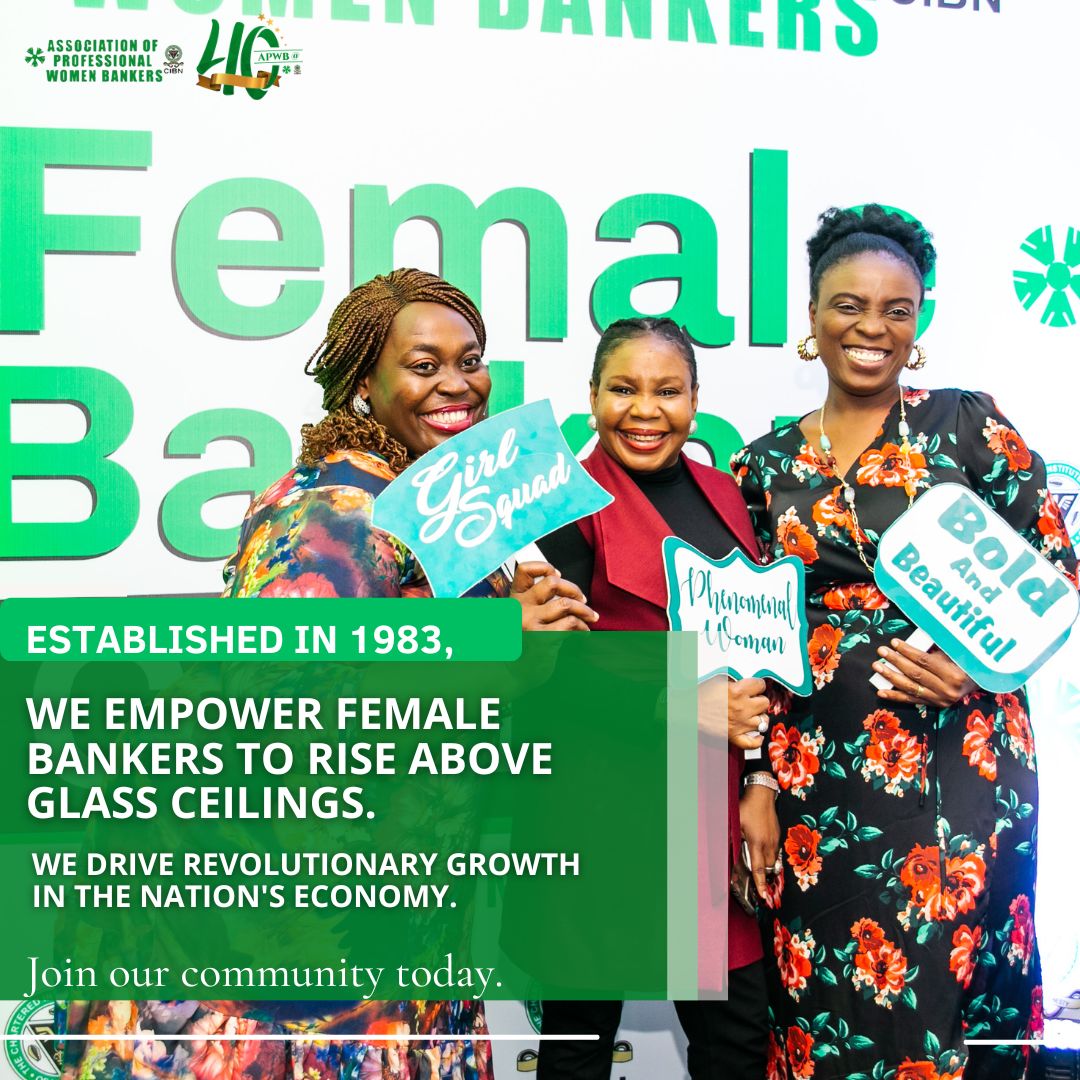 We can't wait to have you in our community.

Join today on apwborg.com

#APWB #APWBNigeria #WomenInLeadership #WomenInBanking #FemaleBankers #IndependentWoman #WomenCommunity