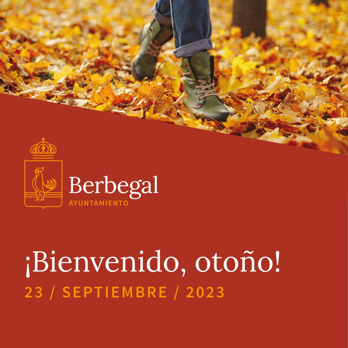 villadeberbegal's tweet photo. 🍂 Desde este preciso momento (8:50 h del 23 de septiembre), ¡ESTAMOS EN OTOÑO! 🍁 Y el #otoño de este año durará 89 días y 21 horas: acabará el 22 de diciembre, dando paso al invierno.

#VilladeBerbegal #Berbegal #Somontano #Huesca #Aragón https://t.co/ooalC7Rje9