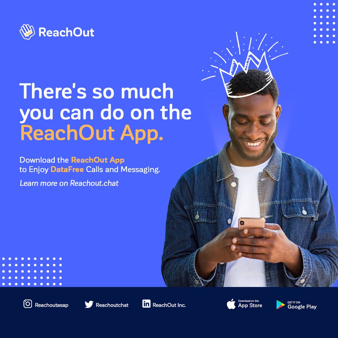 ReachOutChat's tweet photo. Say goodbye to data worries and hello to endless conversations. Reachout is here to revolutionize your conversation experience.
Join us now! and download ReachOut today!
Playstore👉 https://t.co/LAxjYCtOTz
IOS 👉https://t.co/RNb1xJxgtu
#NoDataNoProblem #DownloadNow https://t.co/8aZSKchR7X