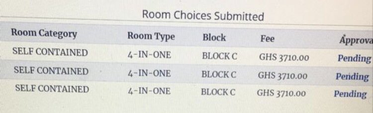 watsuptek's tweet photo. Prices for bed spaces at the SRC hostel have been increased significantly.

A 4in1 self contained which was Gh¢ 2,580 last year, goes for Gh¢ 3,710 this year. An increase of Gh¢ 1,130. 💔

Absolutely outrageous! The ordinary student continues to suffer! Sad!

#WatsuptekReport https://t.co/OeHvDLfRCu