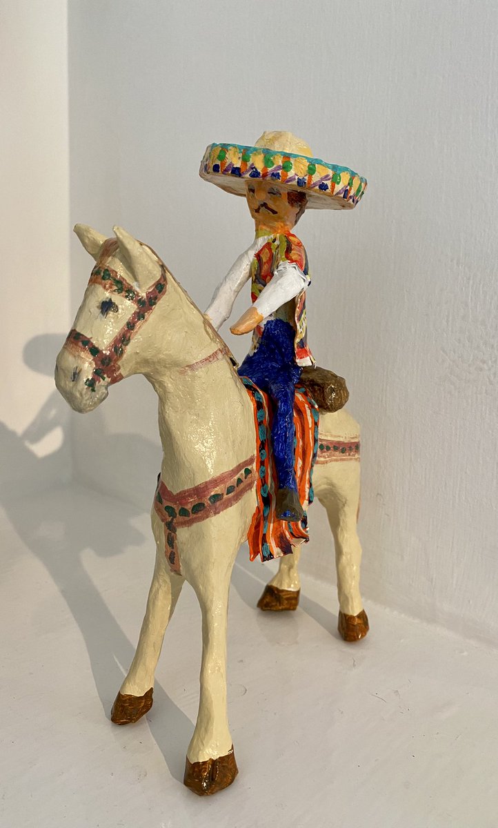 WyndGallery's tweet photo. A super new members show for you all opened today.
Mex-Man by new member Sandy Andrews has had a few admirers already, I think one will be back at some point to purchase 😃
We open Tuesday- Saturday 10-4pm plus Sunday 11-3pm.
https://t.co/KQdyl9Rm1d
#letchworthgardencity https://t.co/OGOYCa8fbH
