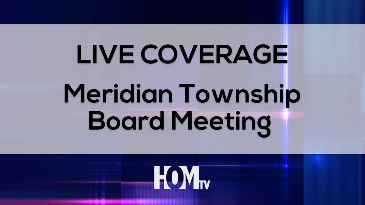 Watch your #LocalGovernment work for you! Tune in tonight, September 19, at 6:00 pm for live coverage of the Meridian Township Board meeting.

To find out how you can watch tonight’s meeting, visit: bit.ly/MTwpBoardSep19.

#MeridianTownship #Haslett #Okemos #HOMTV