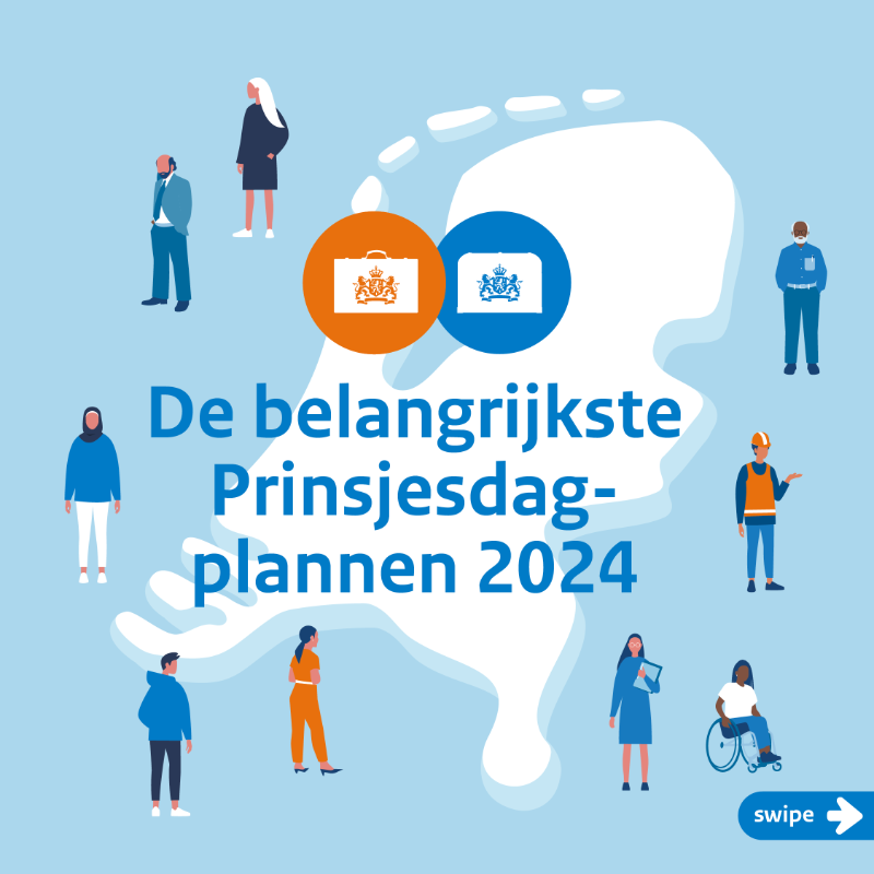 Financien's tweet photo. Het kabinet trekt in de begroting 2024 veel geld uit voor armoedebestrijding. Ook blijft het kabinet onverminderd steun bieden aan Oekraïne, aan de ouders van de toeslagenaffaire en aan de mensen in het aardbevingsgebied in Groningen. #Prinsjesdag2023