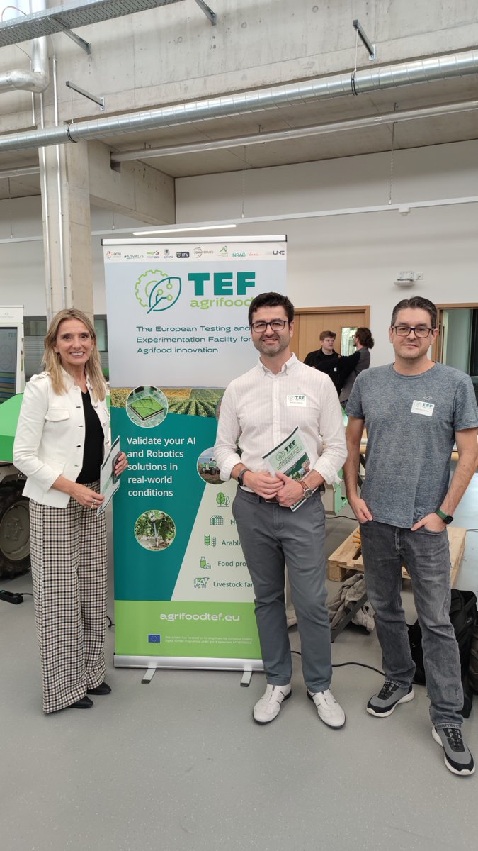 madtuirer's tweet image. @Gradiant y otras entidades españolas (#AGACAL @DATAlife_DIH @UdL_info @Univcordoba @HispatecAGRO y otros) trabajamos para unirnos pronto al proyecto #agrifoodTEF como nodo sátelite nacional gracias al apoyo de @mapagob, añadiendo España al mapa agrifoodTEF europeo