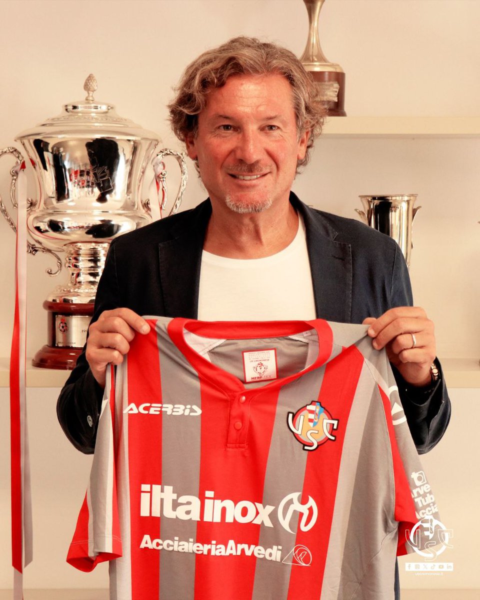 DomenicoPallara's tweet image. ✅ UFFICIALE ✅
Giovanni #Stroppa è il nuovo allenatore della #Cremonese
Contratto biennale ✍️

#Calciomercato
#Transfers 
#SerieBKT
#StayTuned