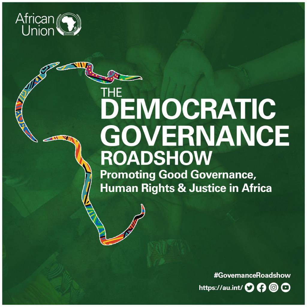 _AfricanUnion's tweet photo. The Democratic Governance Roadshow seeks to ignite reflections, co-create solutions &amp; strengthen actions to shape democracy,governance,human rights &amp; justice in Africa.
🔊share your perspectives
#GovernanceRoadshow
#DGTrends
Follow @AGA_Platform for more
🔗https://t.co/knsvtJPL57 https://t.co/MSllBRb9Pd