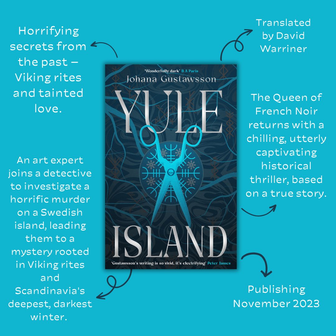 Delighted to be part of today’s #CoverReveal for #YuleIsland by @JoGustawsson. Out on 23rd November from @OrendaBooks, you can pre-order it at geni.us/cWA8DpB