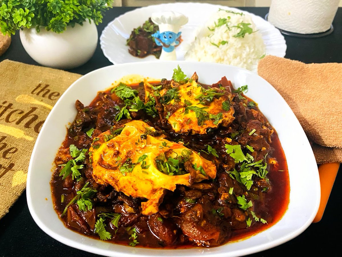 baddelaskitchen's tweet photo. Try Out My Spicy Tomato Dry Prawns and Eggs Curry Recipe!

For Written Recipe: https://t.co/mI5JdzdkUt

#delicious #like #share #subscribe #Foodie #yummy #RecipeOfTheDay #healthy #quick #EASY #spicy #nonveg #prawns #dryprawnsrecipe #egg #tomato https://t.co/3ycyITUOIW