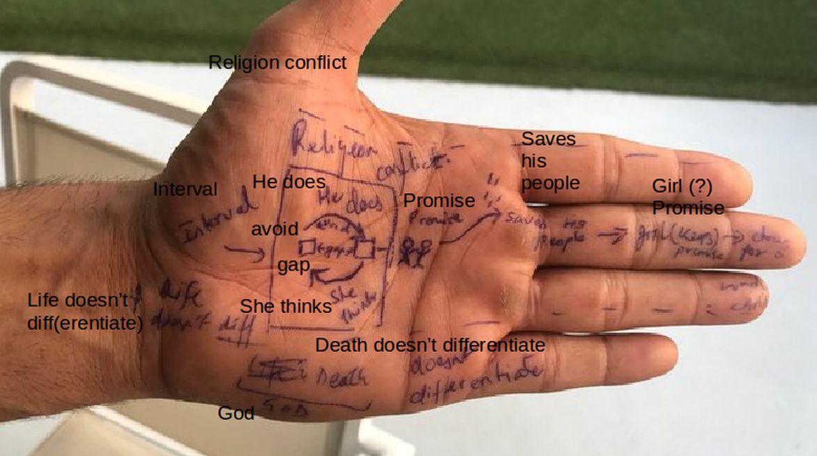 alienjaadoo's tweet photo. #HandMessage

Can any SSRian identify what is written on the tip of fingers?

#JusticeforSushantSinghRajput
Impose 302 InSSRCase
Society Needed Sushant
37months Of CBI InSSRCase https://t.co/2LfdP74oCi