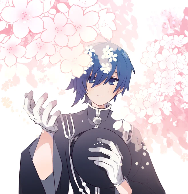 お題箱:桜の花に微笑む零ノ桜・蒼雪さん 