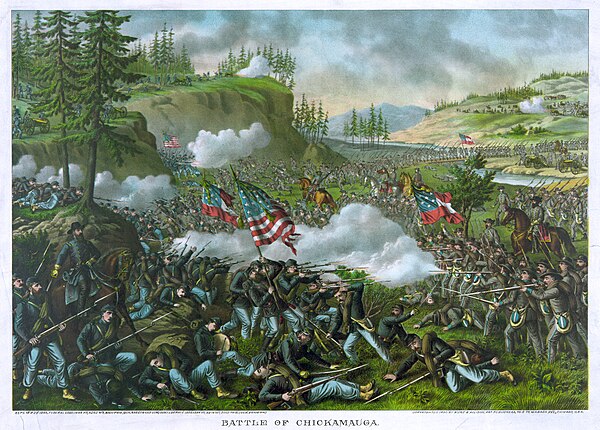 19/9/1863: en el marco de la #GuerradeSecesión se libra la #batalladeChickamauga.
