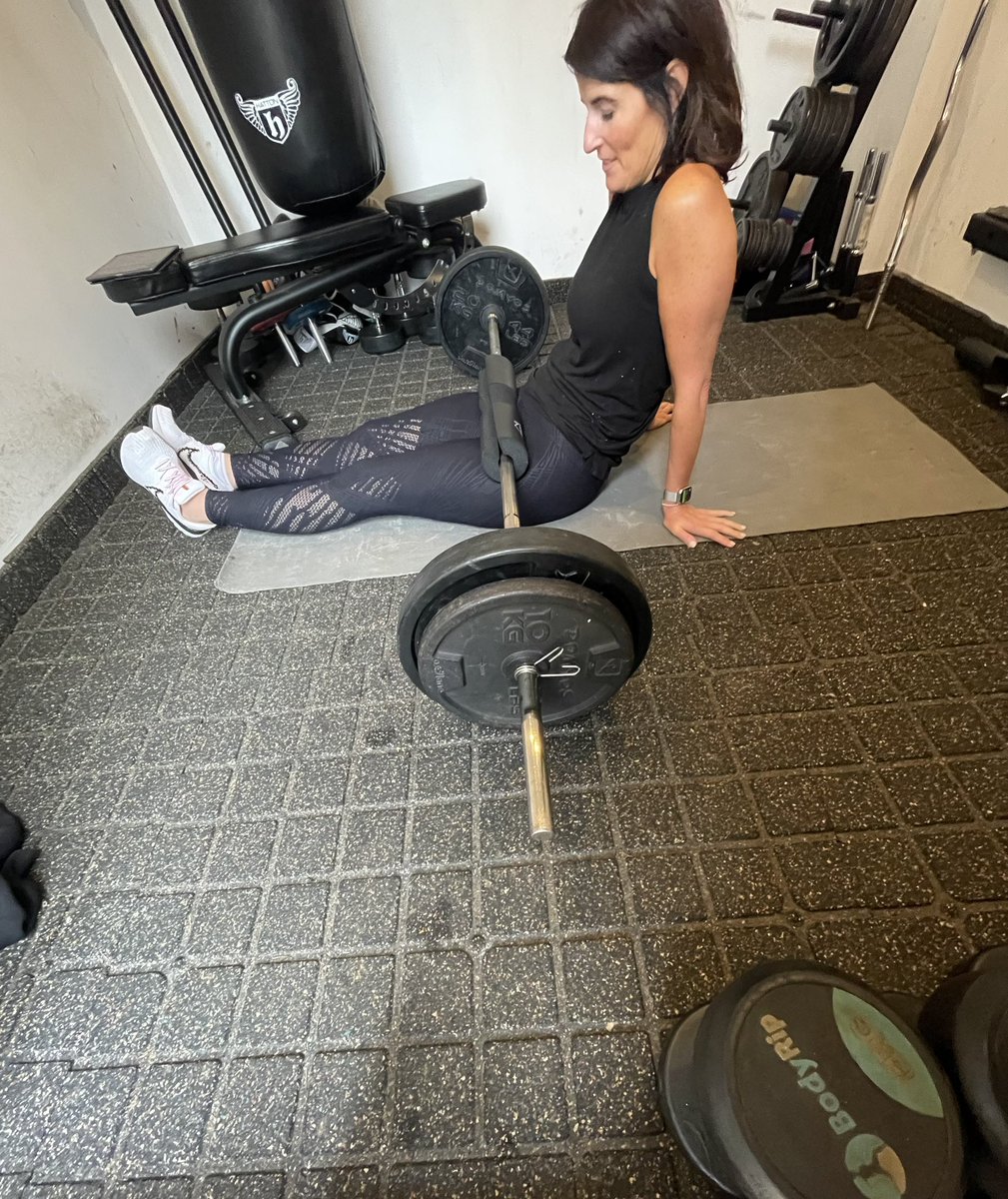 Client absolutely crushed a 70kg glute bridge this morning….top work 👏 👏