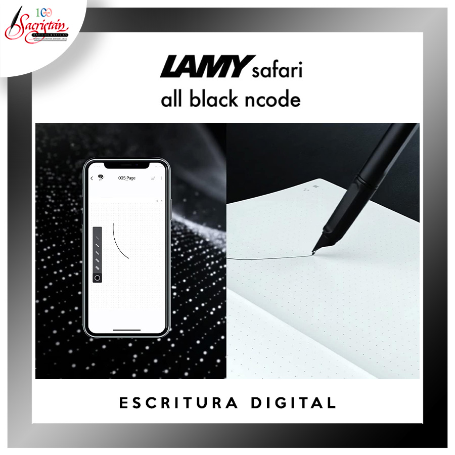 Sacristan1915's tweet image. 💫 ¡Ven a descubrir el NOVEDOSO Sistema Digital de #LAMY con el PACK #safari All Black #Ncode + #Digital Paper Notebook! ✍️✨

📍C/ Mayor, 27 (#Madrid) 
 🌎 sacristan.com
 📲 654 33 51 96 (Pedidos) 

#Papelería #Escritura #Pluma #Estilográfica #Bolígrafo