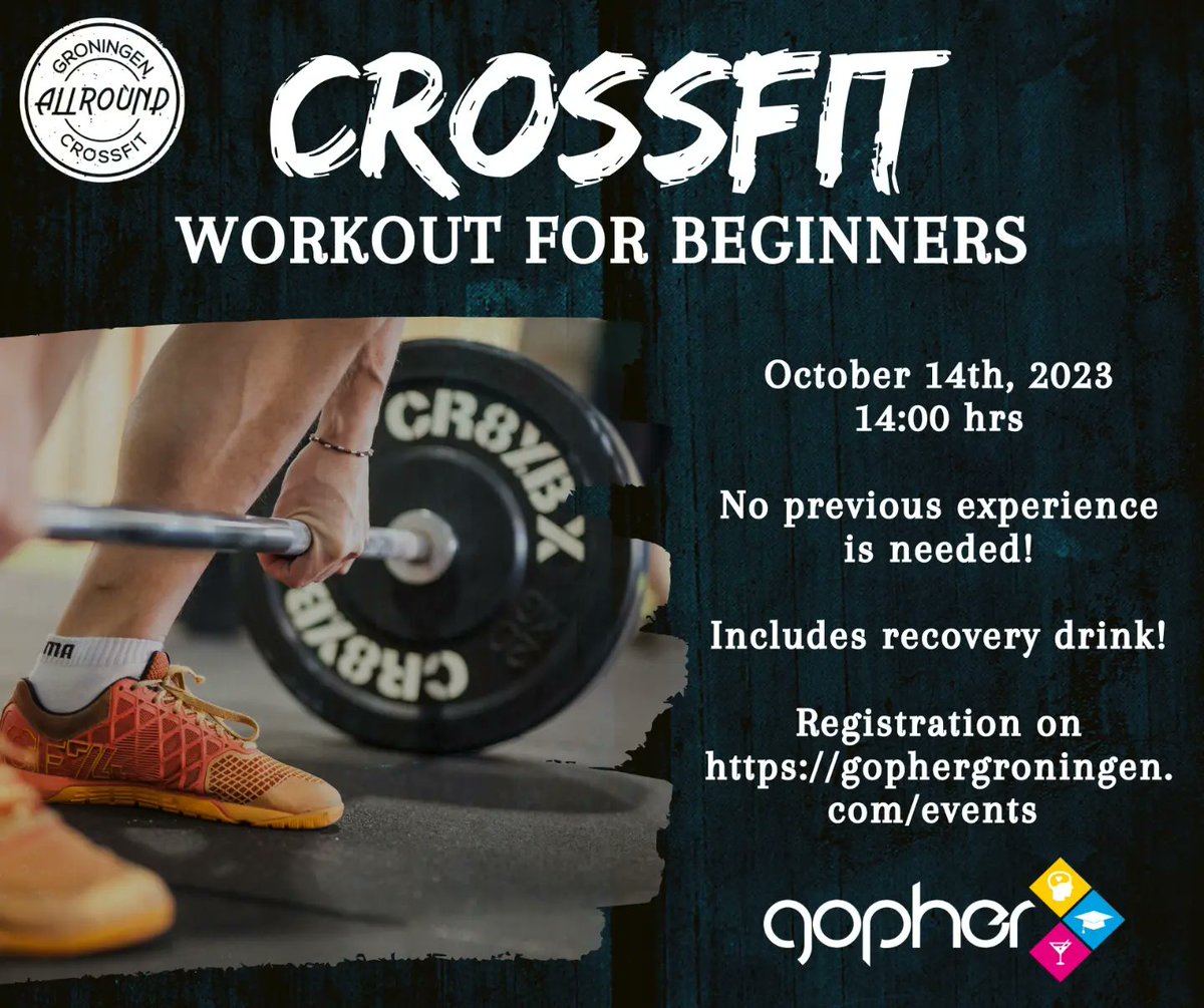 🌟 CrossFit for Beginners - No Experience Needed! 🌟

Get ready for an exciting fitness journey! Join our beginner-friendly CrossFit session - 1.5 hours of fun and transformation, hosted at @allroundcrossfit and brought to you by Gopher.

Book your spot now!