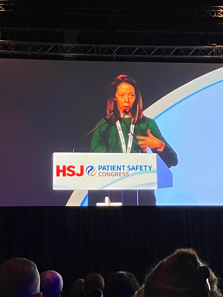 KSS_PSC's tweet image. Dr Tracey Herlihey recognising the contribution of PSCs in supporting innovative work in embedding PSIRF into the day-to-day #HSJPatientSaftey