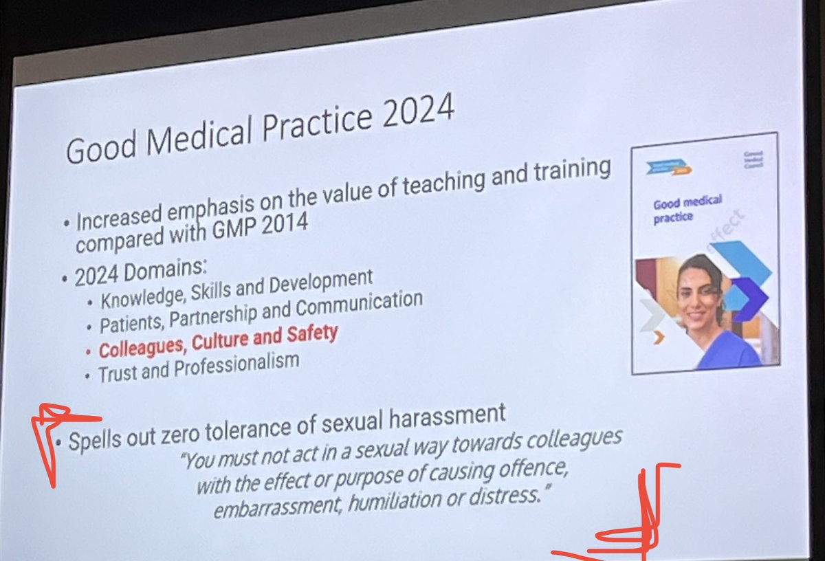 ShiYunZhao's tweet image. @NHS_Education Dean Professor @AbdnAlan updating Training Program Directors on new @gmcuk Good Medical Practice coming into force Jan 2024. 

Highlighting our collective responsibility to send the message that sexual harassment is NOT acceptable. 

Thank you 🙏🏼👏🏼