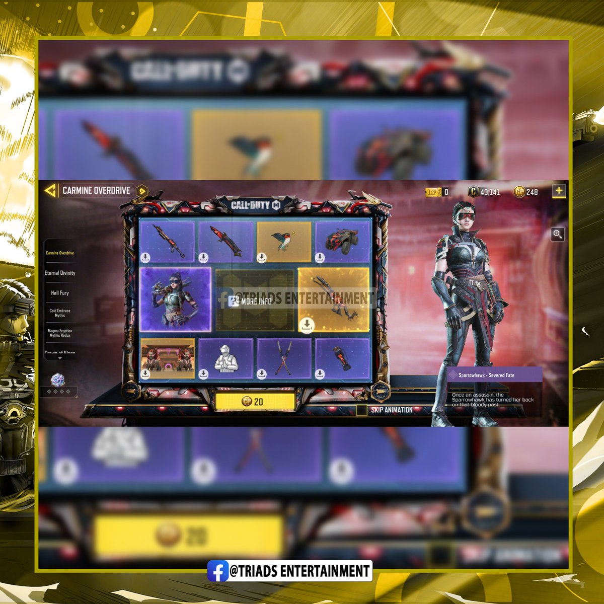 _triadsent's tweet image. · Carmine Overdrive wheel of fortune has been added to the game.
#triadsentertainment
#CoDMobile 
#codmupdates