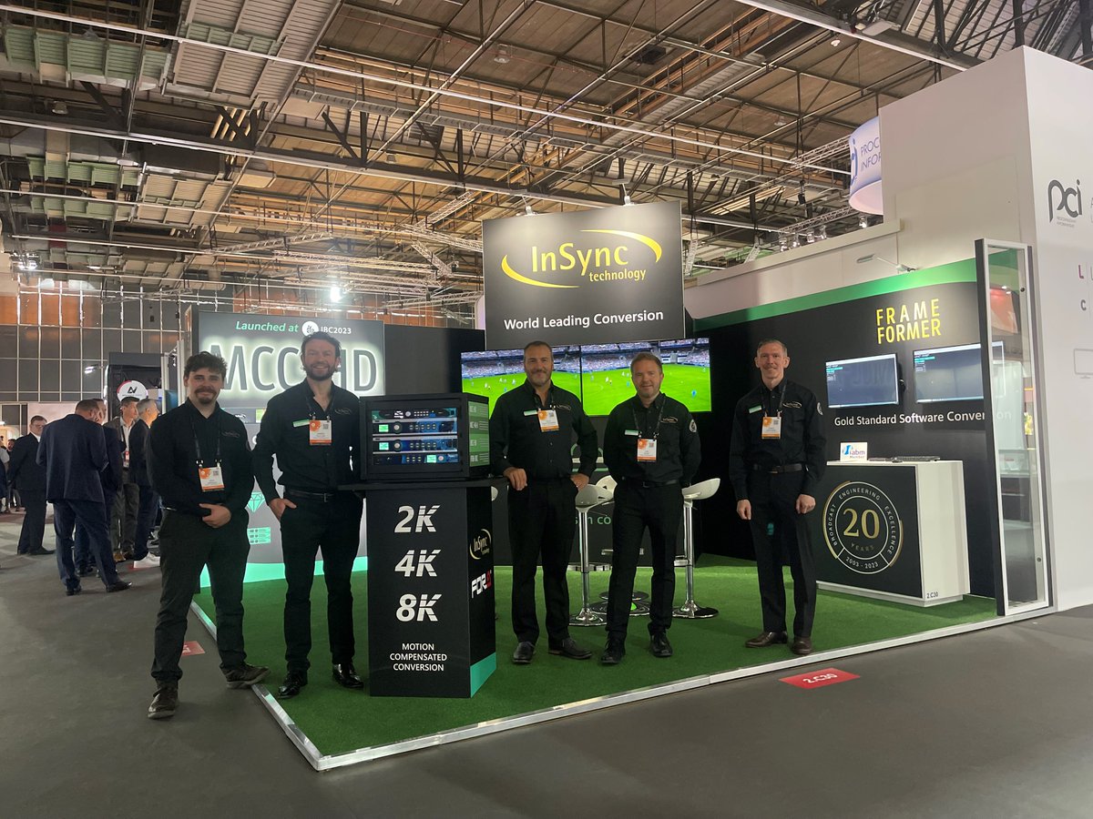 Catch up on our latest news items, including the much-anticipated Best of Show award for our brand new MCC-HD, by visiting our website. insync.tv/ibc-2023/
Thank you to everyone who joined us in person, and we look forward to connecting with you online! #TVTech #IBCShow
