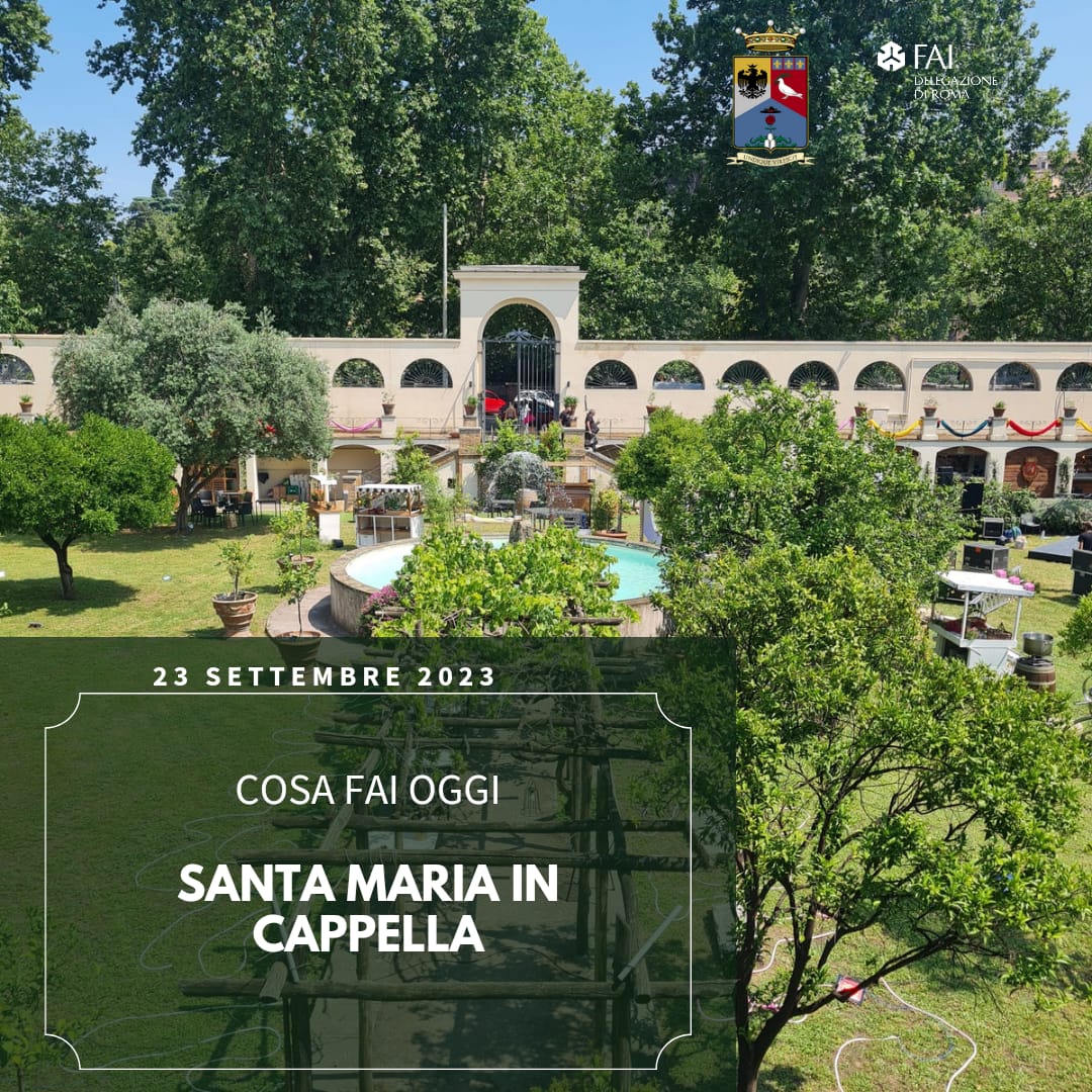 🗓️ Sabato #23settembre il #CosaFAIOggi vi apre le porte della Chiesa Santa Maria in Cappella, fondata nel 1009.
ℹ️ Info e prenotazioni: faiprenotazioni.fondoambiente.it/evento/cosa-fa…

#fairoma