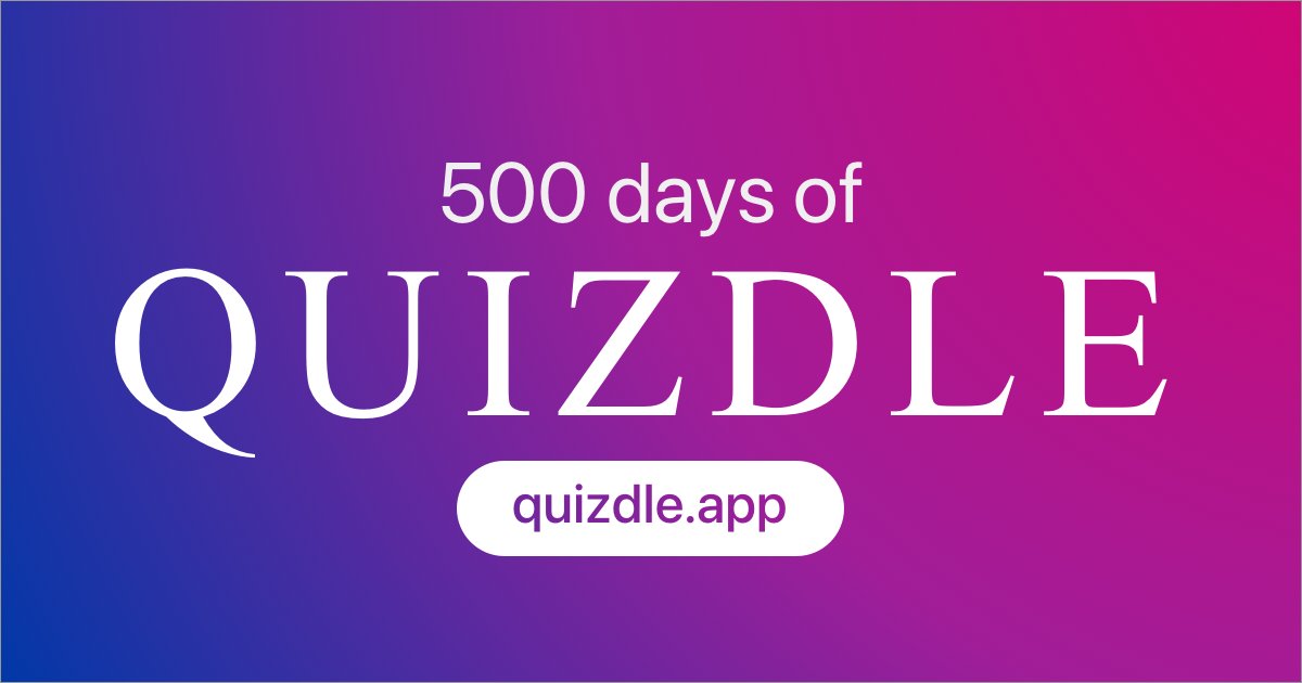 Quizdle 🏳️‍🌈 tweet media