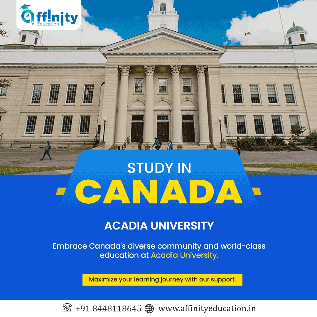 📚 Embrace Canada's diverse community and world-class education at Acadia University! 🎓

#AcadiaUniversity #StudyInCanada #AcademicExcellence #DiversityMatters #CampusLife #GlobalEducation #NovaScotia #StudentLife #ResearchOpportunities #FutureLeaders