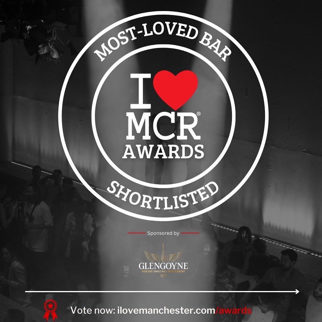 WE’VE BEEN SHORTLISTED💫

We’re thrilled to announce our shortlist for ‘Most-Loved Bar’ at the inaugural I Love Manchester Awards 2023 ❤️

The link to vote is below, and we’d love and appreciate your support in voting for us🥂

Vote Now: docs.google.com/forms/d/e/1FAI…
