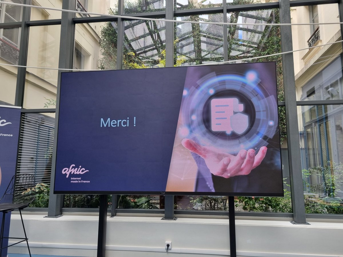 C'est la fin des Rencontres Juridiques Afnic 2023 ! Merci à nos invités spéciaux <a href="/GGtld/">Gael</a> de <a href="/germainmaureau/">GERMAIN MAUREAU</a> et <a href="/_mikolajek_/">Mikołajek</a>  du projet Red Flag Domains et à tous les participants toujours plus nombreux chaque année ! 

RDV l'année prochaine !

#Afnic #Abus #InternetMadeInFrance