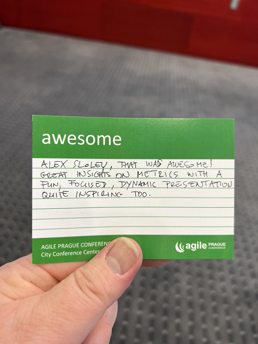 Alex Sloley (@alex_sloley) on Twitter photo Appreciation is important. Both to give and receive. For individuals and groups of people. Thank you to whoever wrote this!!! #AgilePrague <a href="/AgilePrague/">AgilePrague</a> Appreciation is important. Both to give and receive. For individuals and groups of people. Thank you to whoever wrote this!!! #AgilePrague <a href="/AgilePrague/">AgilePrague</a>