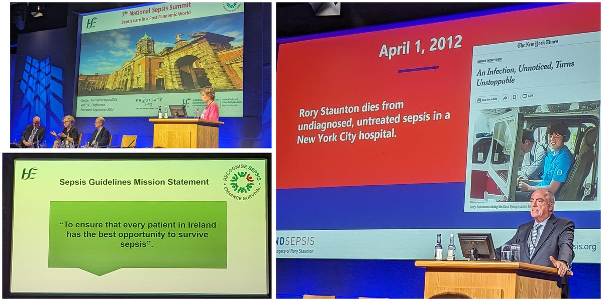 'If Only'..... a humbling presentation from patient advocate, Ciaran Staunton, speaking today at the 7th Sepsis Summit in Dublin.  'We are not waiting for a cure, we are waiting for Leadership'. #Sepsisawareness #recognisesepsis2023 @CUH_DPS_team @SineadHorgan1 @denisemmccarthy