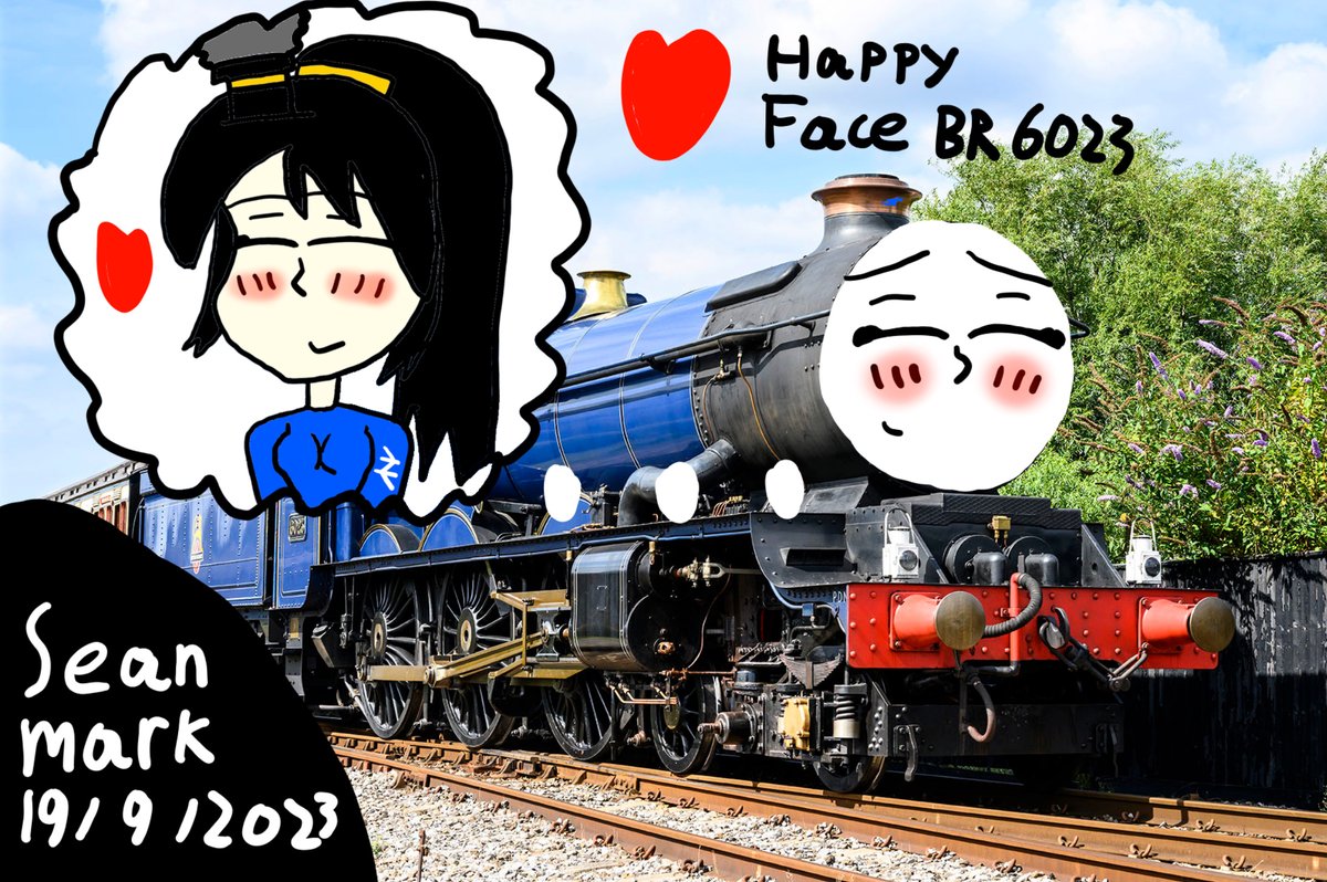 sean33119024's tweet photo. Happy Face British Railway 6023!
#Railfan #BritishRailway #Class6023 #Fanart #TTTE #TTTEOC #OC https://t.co/mDvinDCRf5