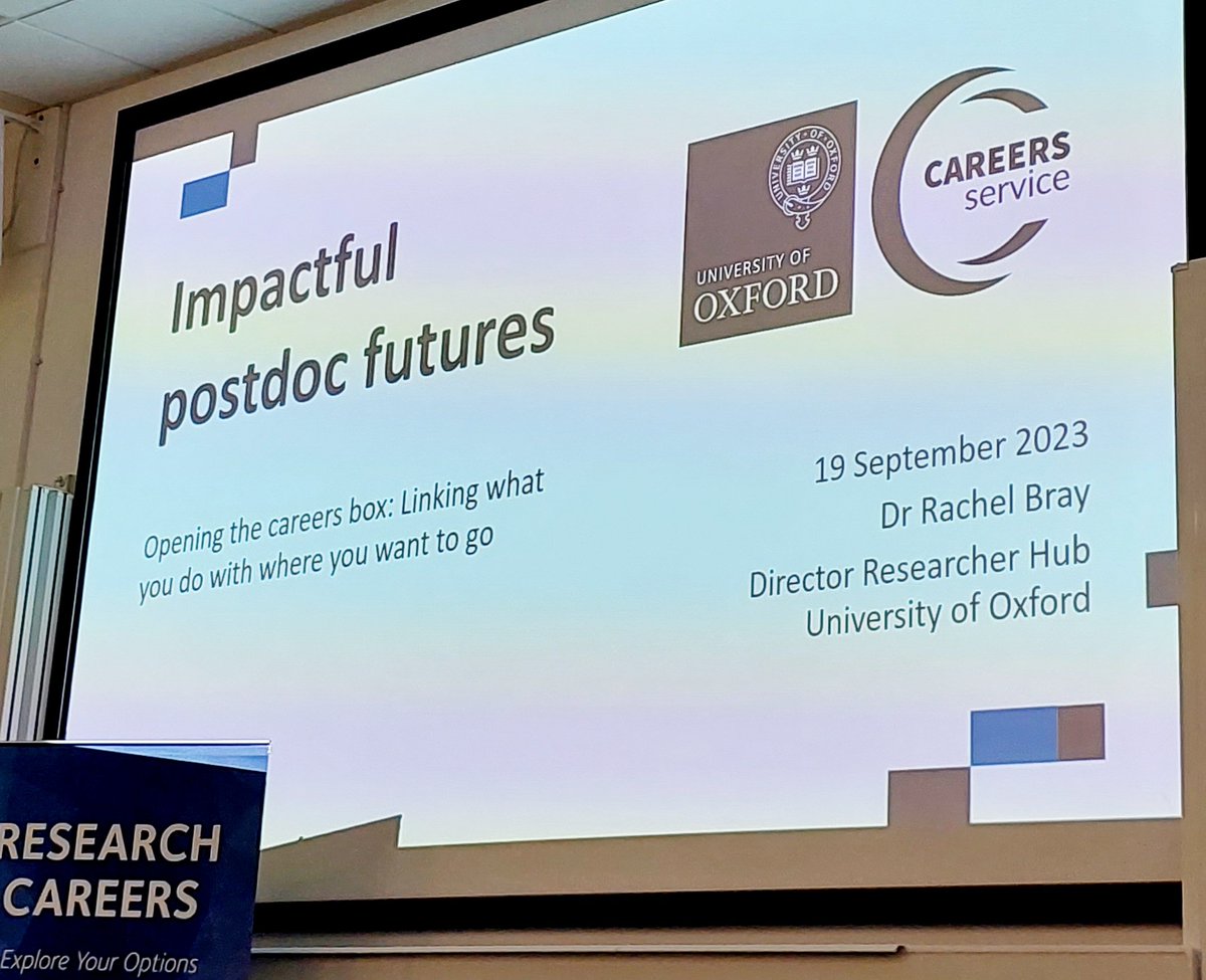 Fantastic talks on impactful postdoc futures @lborouniversity @CentreDice #NationalPostDocConference #npdc23 #LovePostdocs