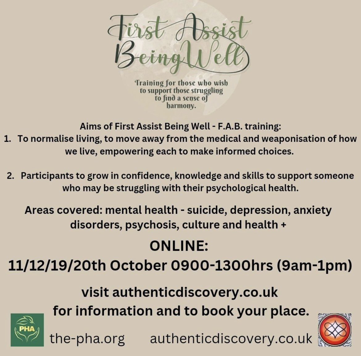 🙏💗🙏💗🙏💗🙏💗🙏💗🙏

Bookings now open for October.

<a href="/AuthenticDisc/">Authentic Discovery</a>