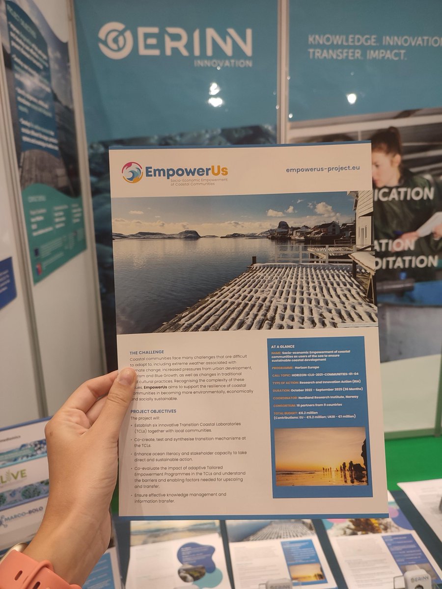 EmpowerUs is at #AquacultureEurope 2023! 

Project partner and Communications Lead @ERINNinnovation is attending this exciting event in Vienna and showcasing the project to #aquaculture research and industry experts 🌊🐟

Come visit us at Booth 35 to learn more about the project!