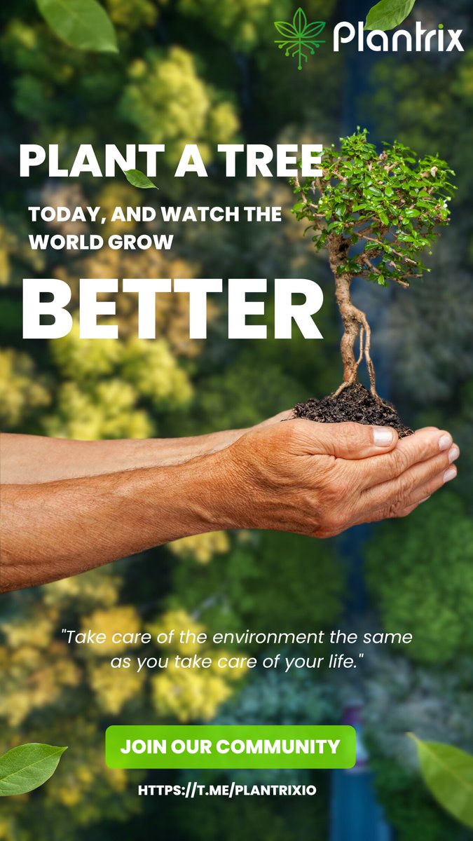Plantrix_io's tweet photo. Planting a tree is one of the simplest and most effective ways to help the environment. Trees clean our air, provide shade and habitat for wildlife, and help to reduce soil erosion. I planted this tree today, and I encourage you to do the same! #treeplanting #environment #savetheplanet #plantrix #NFTs