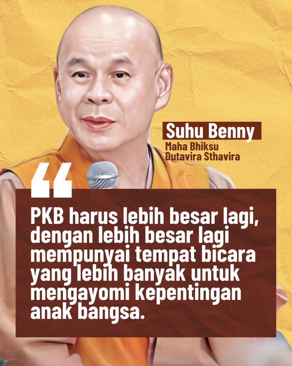 Dukungan pada Gus <a href="/cakimiNOW/">A Muhaimin Iskandar</a> tidak hanya datang dari kalangan NU, Ketum Majelis Agama Buddha Mahayana Tanah Suci Indonesia YM Maha Bhiksu Dutavira Sthavira atau Suhu Benny juga mendoakan cita-cita Gus Imin menjadi Wakil Presiden pada Pemilu 2024 mendatang.

Karena Gus Imin dan