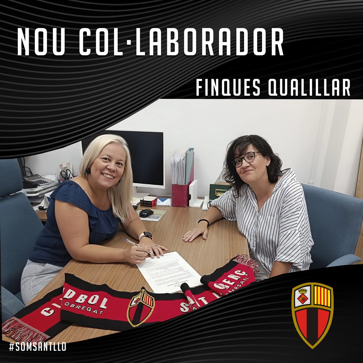 CH Sant Llorenç (@chsantllorenc) on Twitter photo Us presentem i donem la benvinguda a un nou col·laborador del club, Finques Qualillar.
📍Carrer Josep Ricart, 39, local
08980 Sant Feliu de Llobregat
📱643393867
📧info@qualillar.com
🖥️qualillar.com Us presentem i donem la benvinguda a un nou col·laborador del club, Finques Qualillar.
📍Carrer Josep Ricart, 39, local
08980 Sant Feliu de Llobregat
📱643393867
📧info@qualillar.com
🖥️qualillar.com