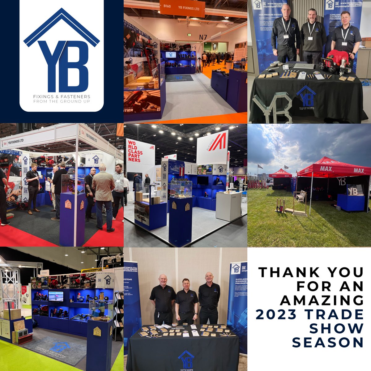 And that’s a wrap. Our last trade show of the year is finished, and we want to thank all the customers, new and existing, who came along and met the team. This year, YB attended 6 trade show exhibitions across the country and we want to thank the YB team for all their commitment.