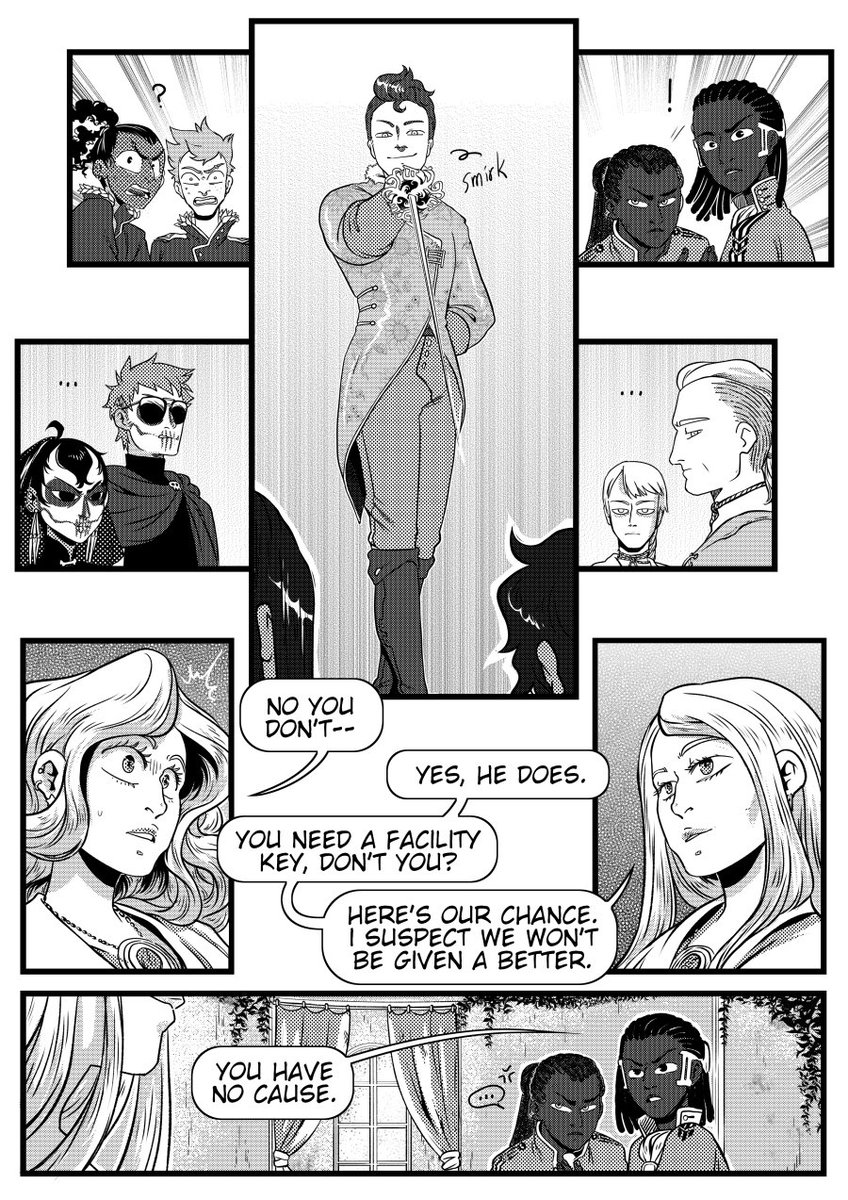 Anyway here's another scene I fuckin loved. And my love language is illustrating scenes. (1/3)
#Gideontheninth #TheLockedTomb