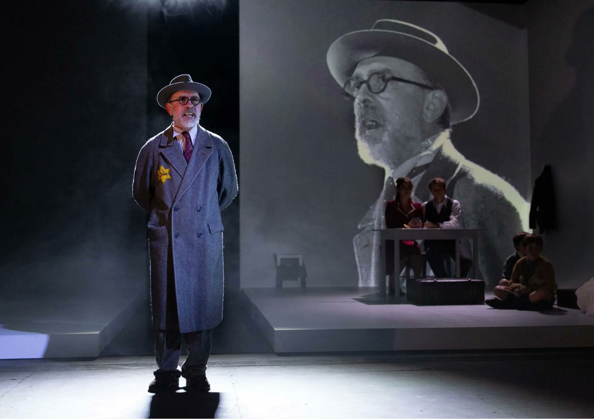 BelkaProdUK's tweet photo. Here is the first glimpse of the fantastic @Grumbletwat as Rumkovski in "The White Factory" !! 🎉  @MaryleboneTHLDN #newshow #debut #teching #theatre #whatsonlondon #todaytix #photography #theatrelondon #Adrianschiller https://t.co/oMk5B4QEG6