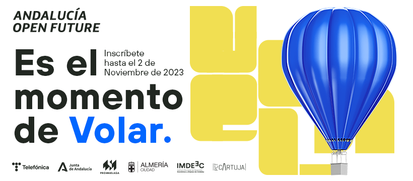 OpenFuture_And's tweet photo. 📣¡Es el momento de volar con #AOF!📣

Aceleramos tu startup con más de 80 mentores especializados en distintas áreas de negocio y mucho más. 💪

¡Inscríbete antes del 2 de noviembre! 🚀⬇️

https://t.co/J48DAJXV2Y

@AndaluciaJunta @PCTcartuja @aytoalm @Telefonica @malaga @imdeec https://t.co/PwGSE8pAEF