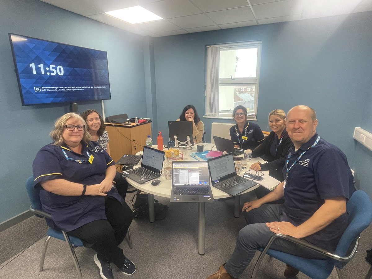 Hayley McGowan (@hayleymcgowan14) on Twitter photo Cross care group collaboration at its best. Matrons working together to improve quality and safety <a href="/cwpnhs/">Cheshire and Wirral Partnership NHS FT</a> Cross care group collaboration at its best. Matrons working together to improve quality and safety <a href="/cwpnhs/">Cheshire and Wirral Partnership NHS FT</a>
