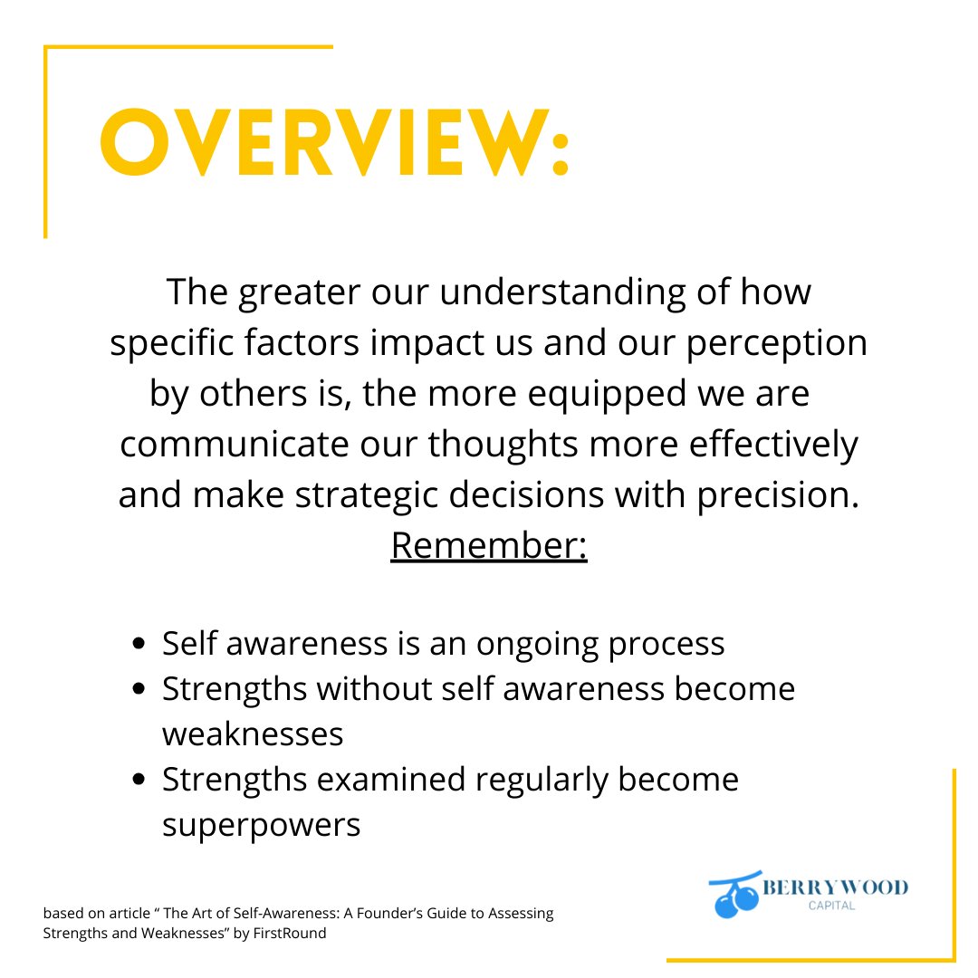 Self-awareness holds incredible potential within the workplace. Dive deeper into its impact in our latest edition of 'Let's Talk About It!' 🚀 #SelfAwareness #WorkplaceSuccess #BerrywoodCapital
instagram.com/p/CxOAM_CMMqM/…