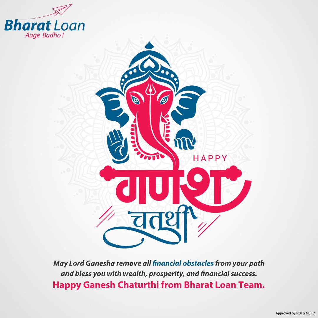 May Lord Ganesh remove all financial obstacles from your path and bless you with wealth, prosperity, and financial success.
Happy Ganesh Chaturthi from the Bharat Loan Team.
#ganeshfestival #ganeshachaturthi #festivalseason #ganeshotsav2023 #ganeshchaturthi2023 #bharatloan