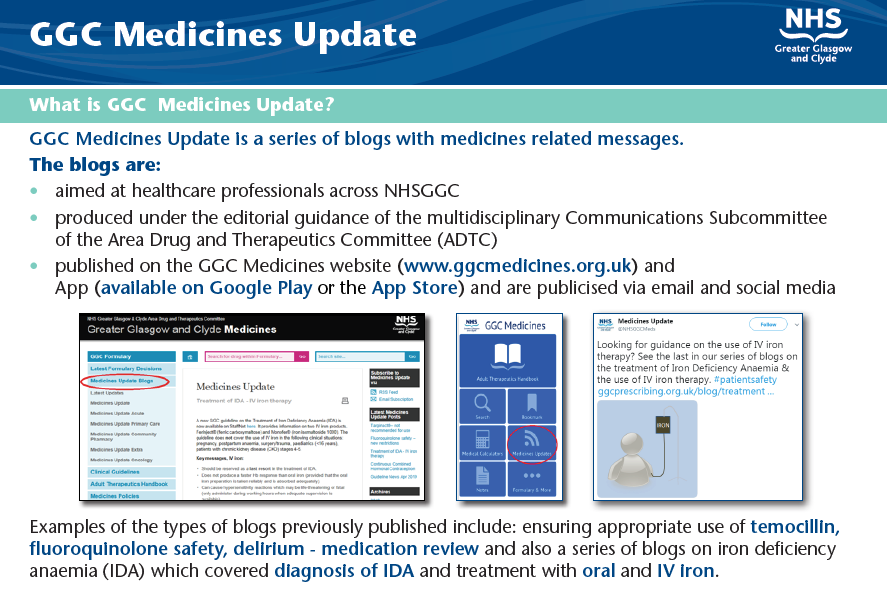GGC Medicines: CMOP Homepage