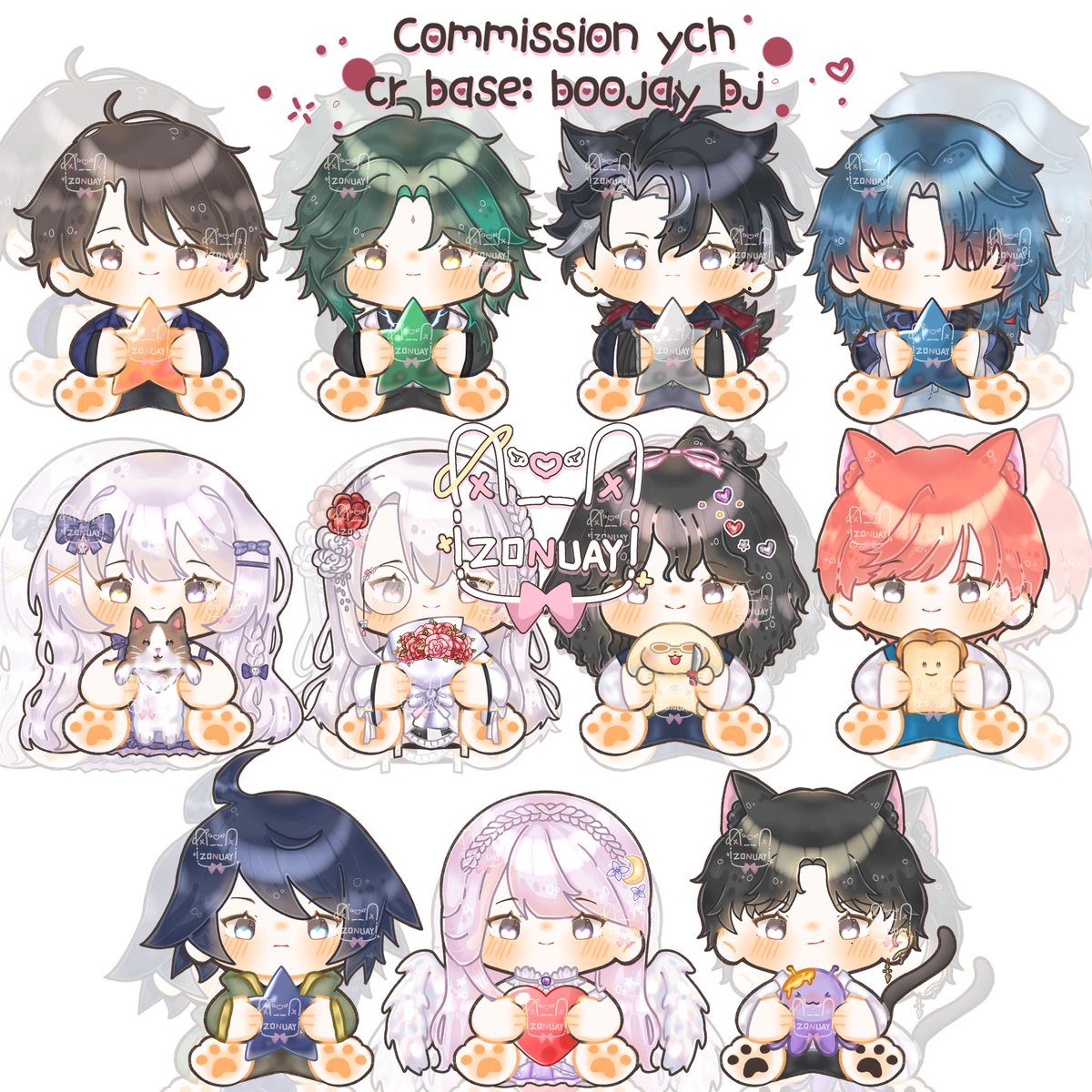 zonuay's tweet image. ˖🌟 Commission YCH🧸𖤐ˊ˗
(BASE:Belljrpx)

⁓ Donate 70+ 
⁓ Donate 140+ ชพณ.✅
รองาน 3-5 วัน / ภาพ( นับหลังจากถึงคิว )

บรีฟ❕
- ตัวละคร
- สีหน้า
- ของที่ถือ

ส่งงานเป็นDrive✅

💸HOW TO PAY𖤐ˊ˗
• bank / wallet
#commissionTH #Commission #commissionsopen #คมชโฮมุ้ #คอมมิชชั่น