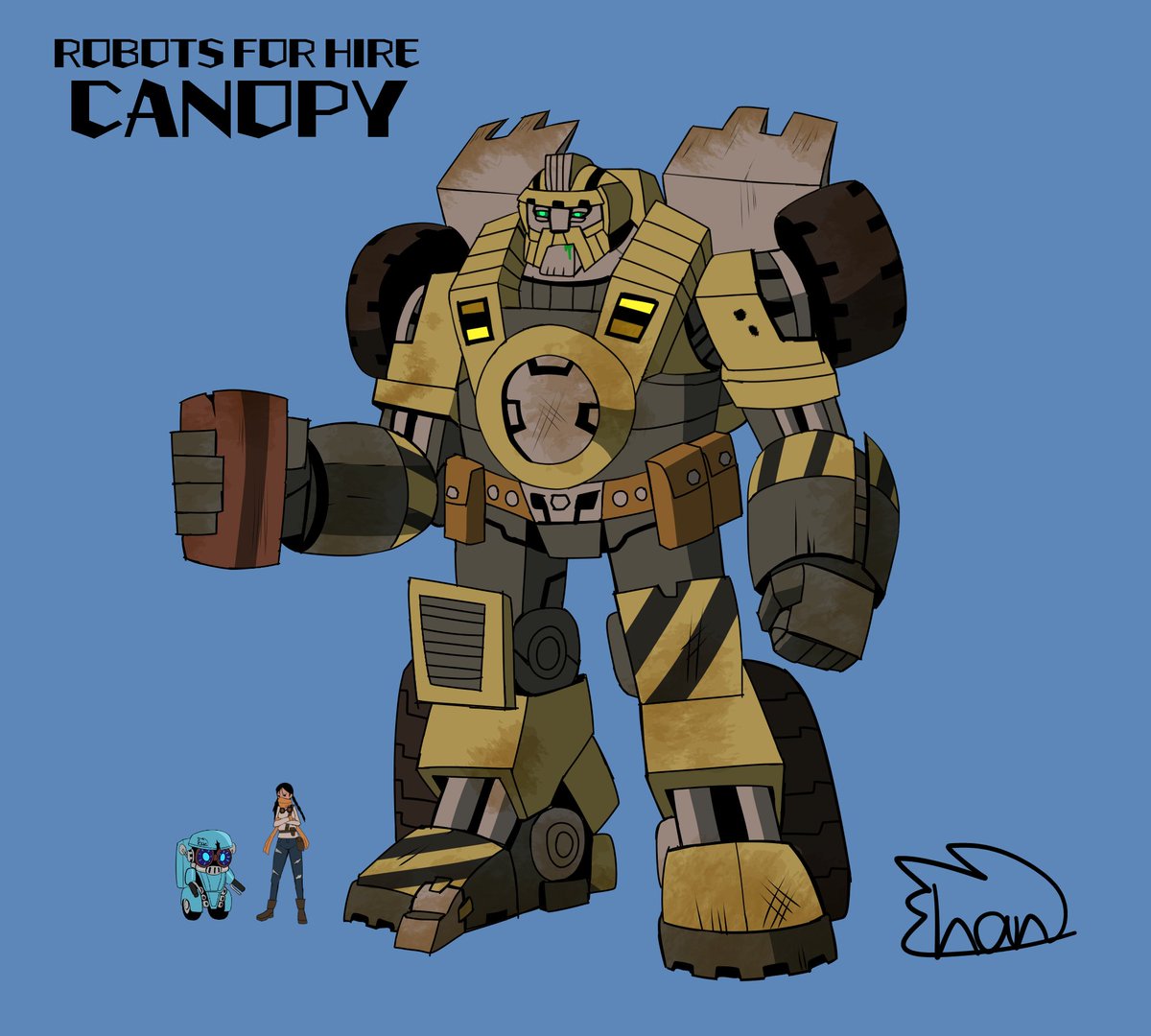 TF Integrated
CANOPY
One the neutral Cybertronians on Earth, he lives in a junkyard with Bulkhead, Trench, Izzy and Scrapmetal.

#transformers #maccadam