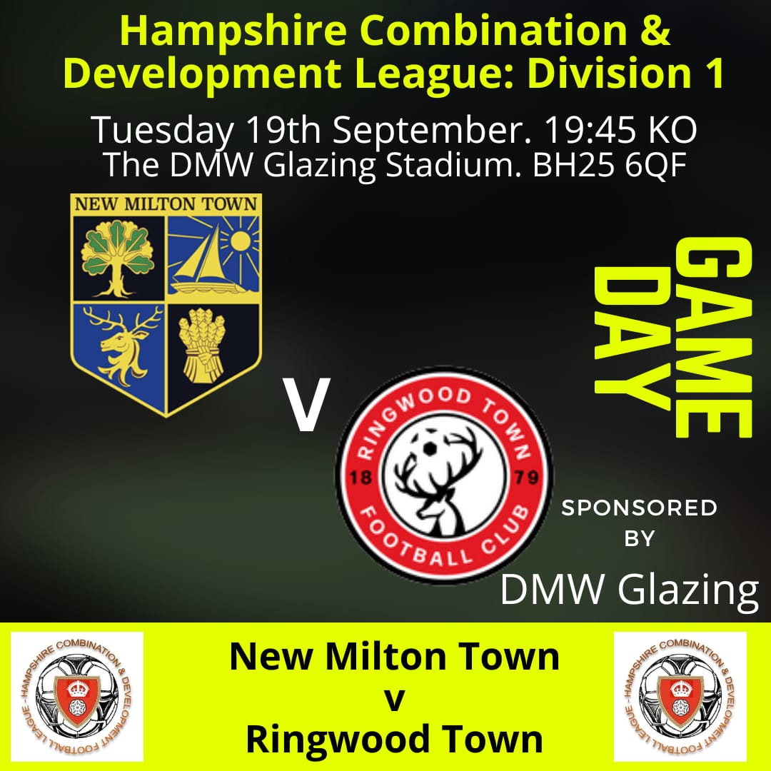 New Milton Town FC (@newmiltontown) on Twitter photo Game day! We welcome <a href="/ringwoodtownfc/">Ringwood Town FC</a> Development to the DMW GLAZING Stadium tonight.
🔴🔵 #UpTheLinnets Game day! We welcome <a href="/ringwoodtownfc/">Ringwood Town FC</a> Development to the DMW GLAZING Stadium tonight.
🔴🔵 #UpTheLinnets