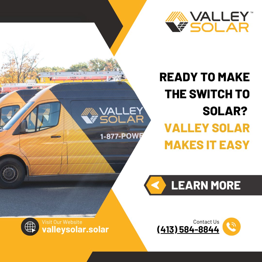 ValleySolarMA's tweet image. Did you know? Valley Solar installs more battery systems than any other local installer! Think solar, think energy storage, think Valley Solar.

Visit us Today- valleysolar.solar
*
*
#solarpanelinstaller #solarpanelsysteminstallation #installingsolarpanelsonroof