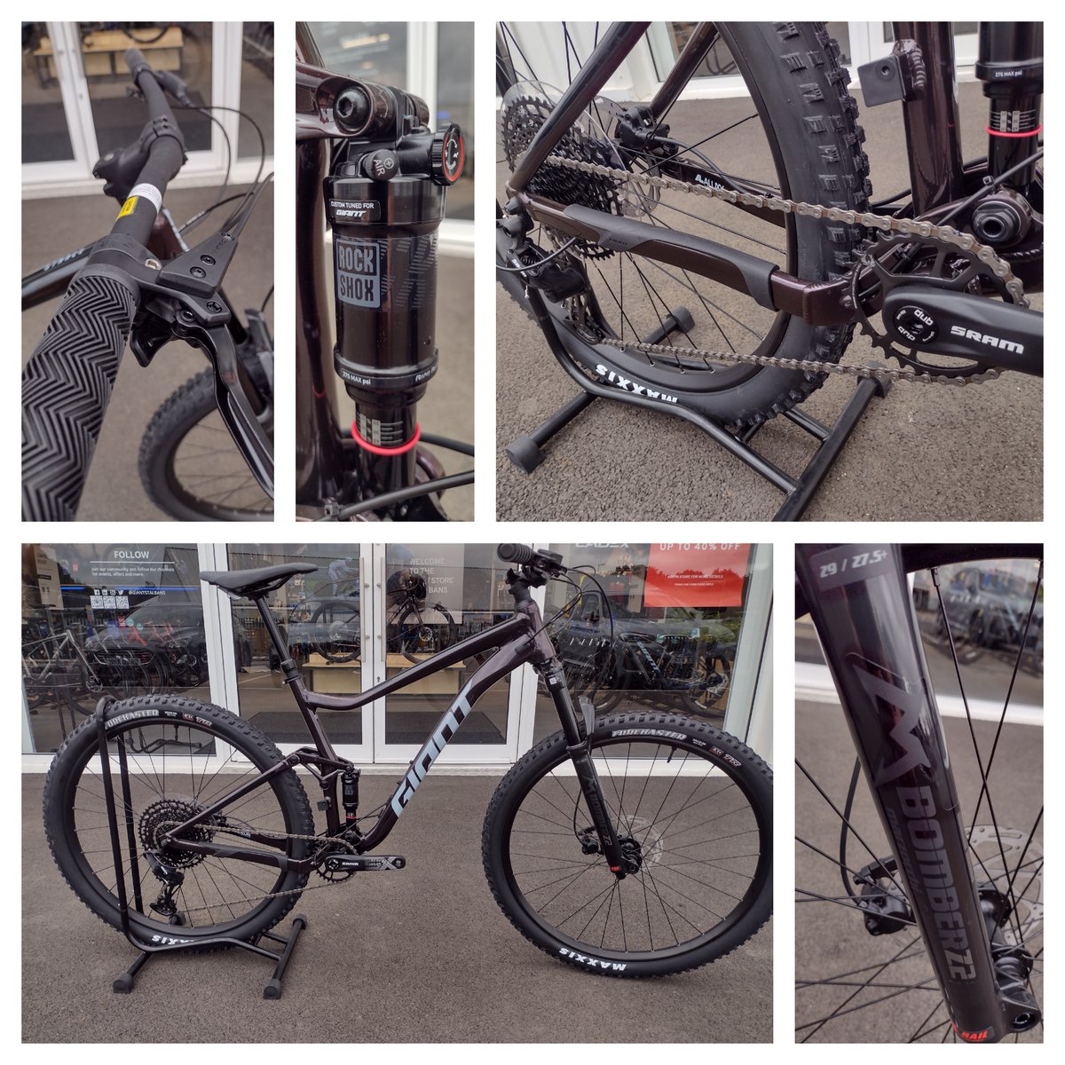 GiantRadlett's tweet photo. The weather may have turned miserable, but the Stance 29 1 will put a huge smile on your face!

Our hard-hitting trail bike
Instore model - Marzocchi Bomber Z2
RockShox Monarch R shock
Sram Eagle 1x12
Shimano brakes
Maxxis Forekaster tubeless

Now £1799!
https://t.co/MDfIsHZauv https://t.co/jJwwL96Te5