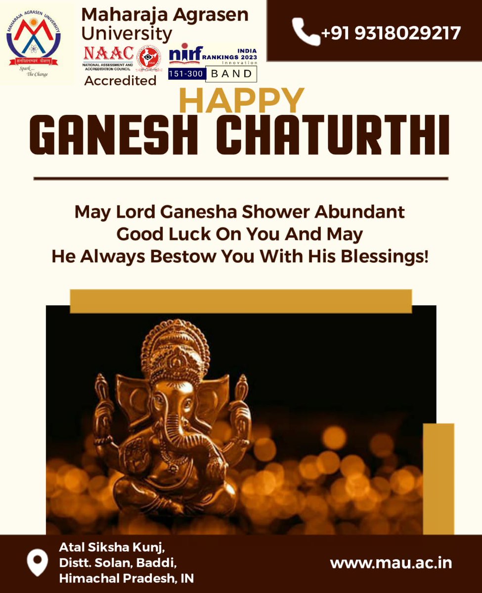 Maharaja Agrasen University tweet media
